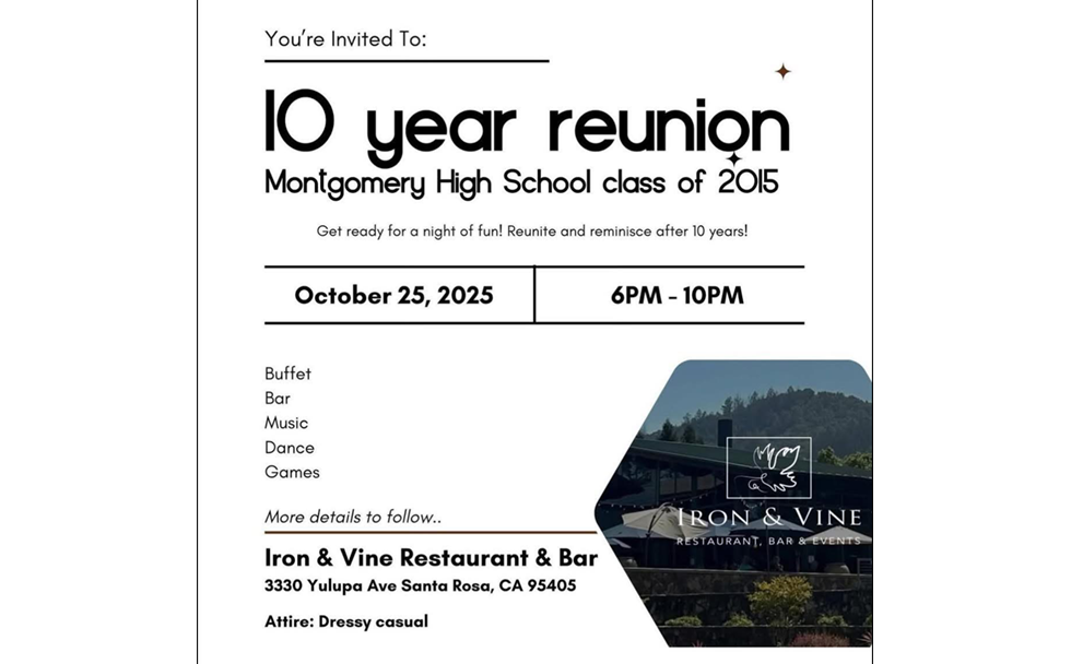Class of 2015 – 10 Year Reunion