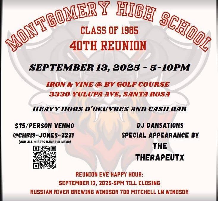 Class of 1985 – 40 year Reunion
